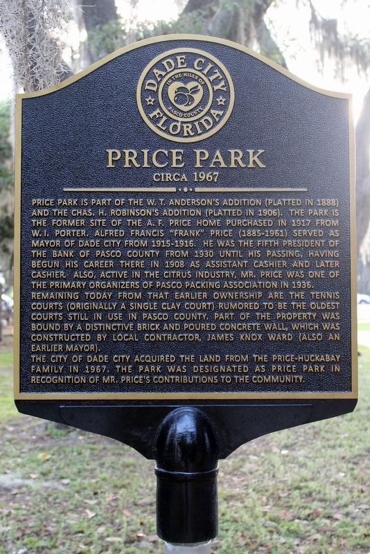 Price Park Marker image. Click for full size.