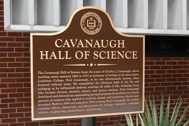 Cavanaugh Hall of Science Marker image. Click for full size.