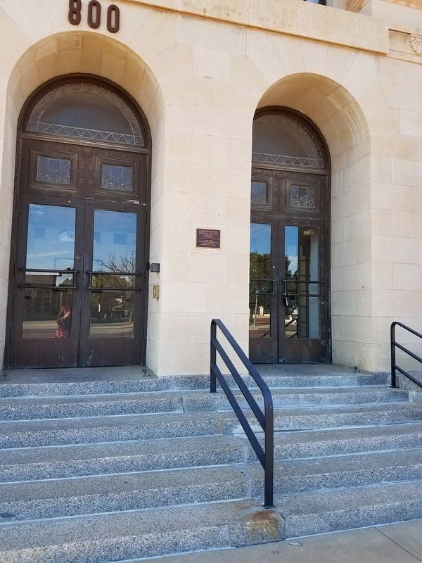 Lubbock Post Office and Federal Building Marker image. Click for full size.