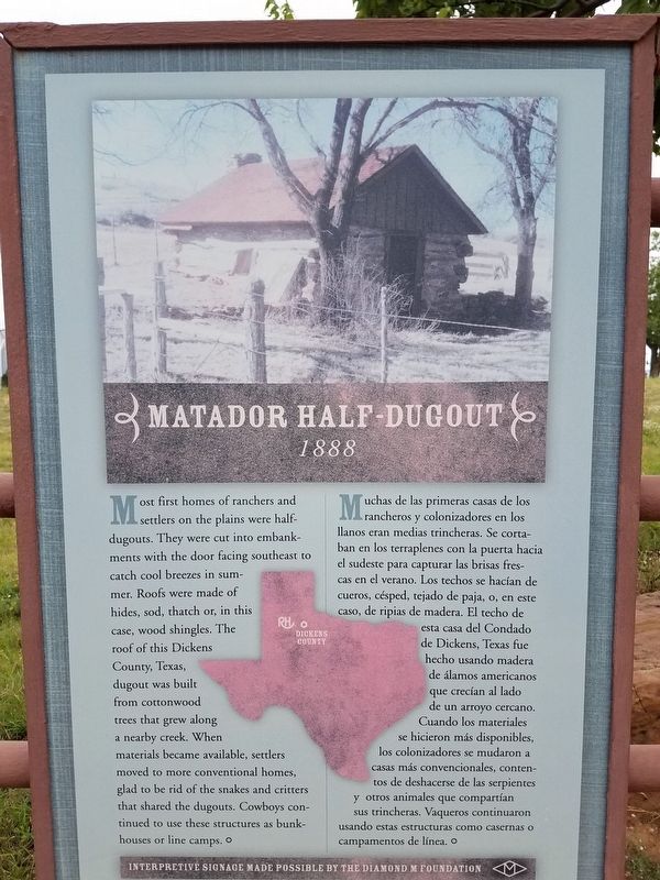 Matador Half – Dugout Marker image. Click for full size.