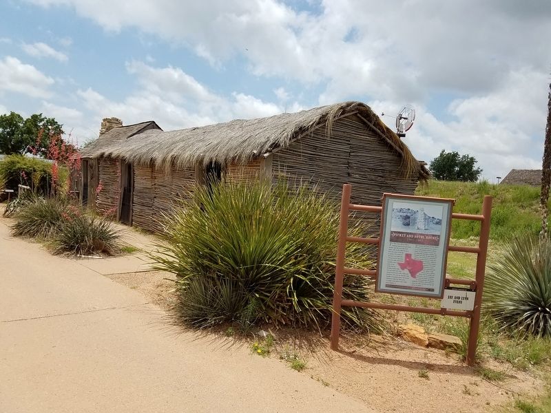 Picket and Sotol House Marker. Click for full size. Picket and Sotol House Marker image. Click for full size.