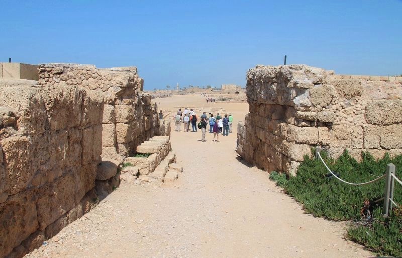 King Herod's 'Hippodrome' Marker. Click for full size. King Herod's 'Hippodrome' Marker image. Click for full size.