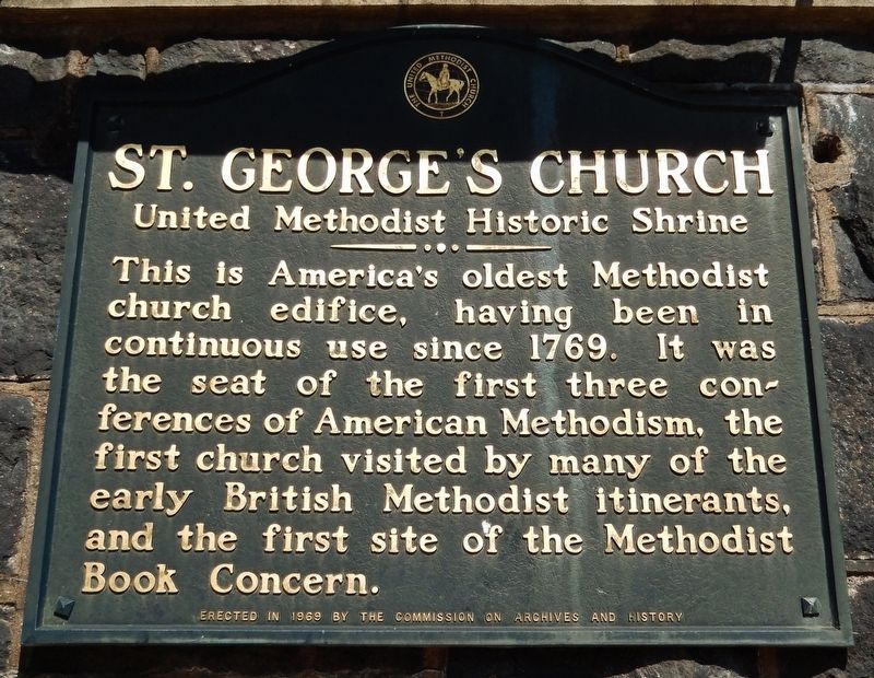 St. George's Church Marker. Click for full size. St. George's Church Marker image. Click for full size.