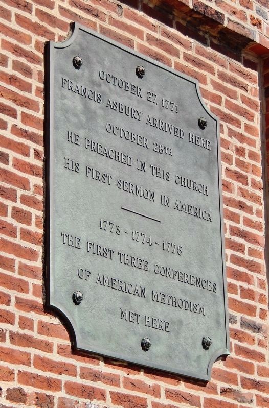 St. George's Church Plaque (<i>mounted to the left of front entrance</i>) image. Click for full size.