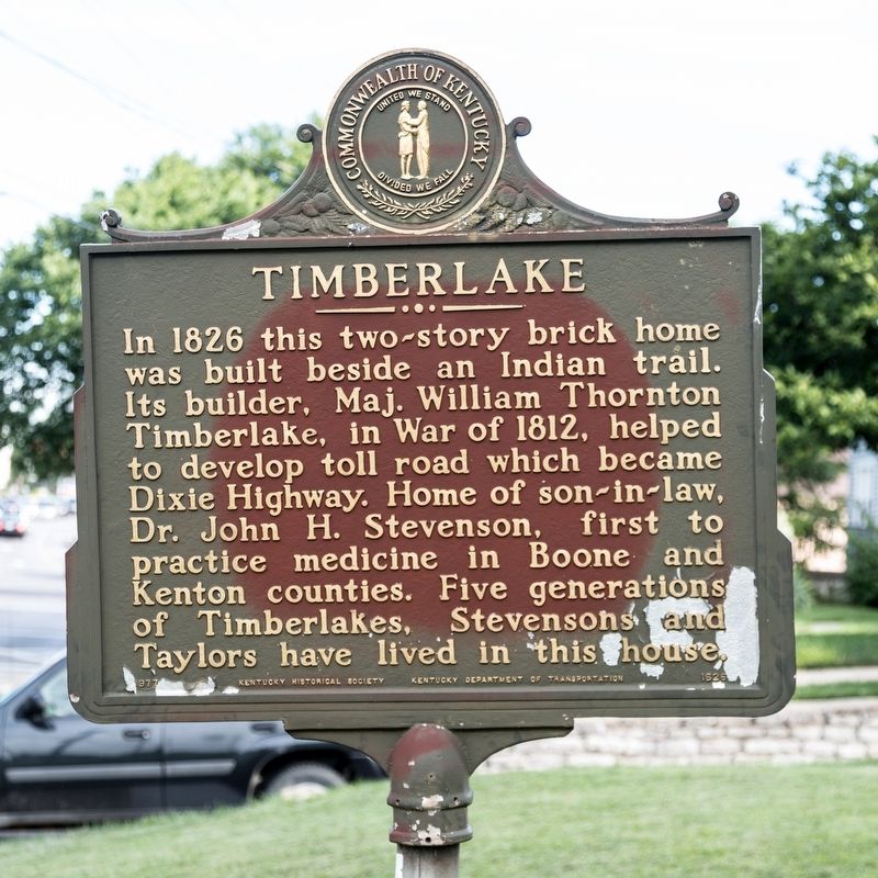 Timberlake Marker. Click for full size. Timberlake Marker image. Click for full size.