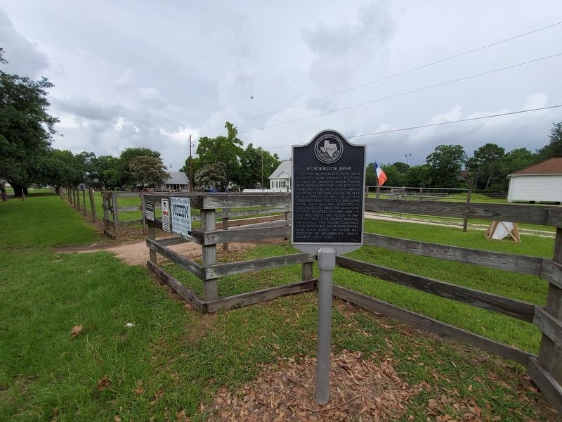 Wunderlich Farm Marker. Click for full size. Wunderlich Farm Marker image. Click for full size.