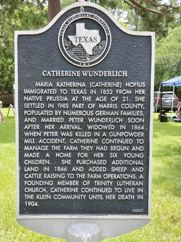 Catherine Wunderlich Marker image. Click for full size.