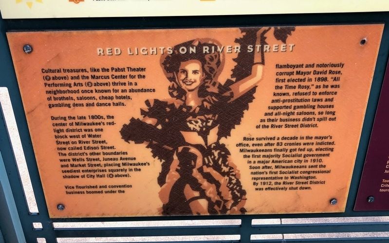 Red Lights on the River Marker image. Click for full size.