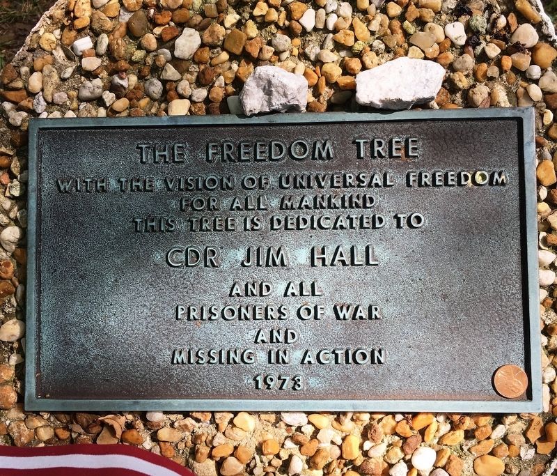 CDR Jim Hall Marker. Click for full size. CDR Jim Hall Marker image. Click for full size.