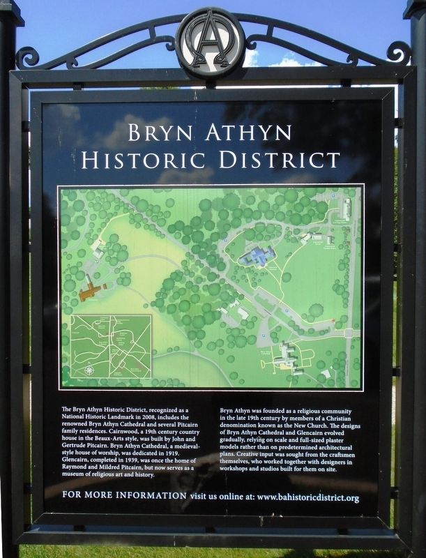Bryn Athyn Historic District Marker image. Click for full size.