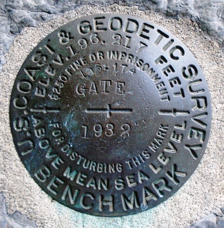 Lafayette College Gateway Survey Marker image. Click for full size.