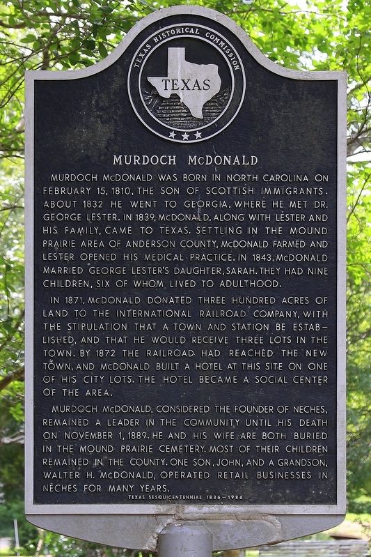 Murdoch McDonald Marker image. Click for full size.