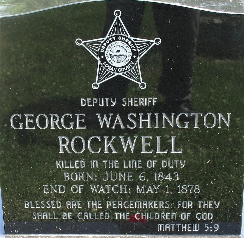 George Washington Rockwell Marker image. Click for full size.