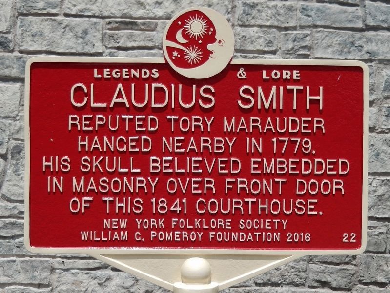 Claudius Smith Marker image. Click for full size.