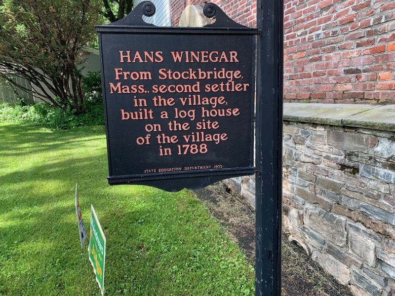 Hans Winegar Marker image. Click for full size.