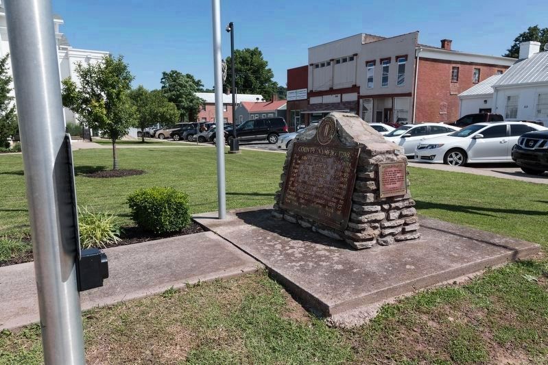 County Named Galatin face of monument image. Click for full size.