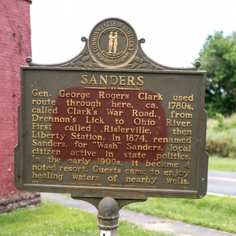 Sanders Marker image. Click for full size.