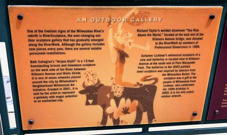 An Outdoor Gallery Marker. Click for full size. An Outdoor Gallery Marker image. Click for full size.