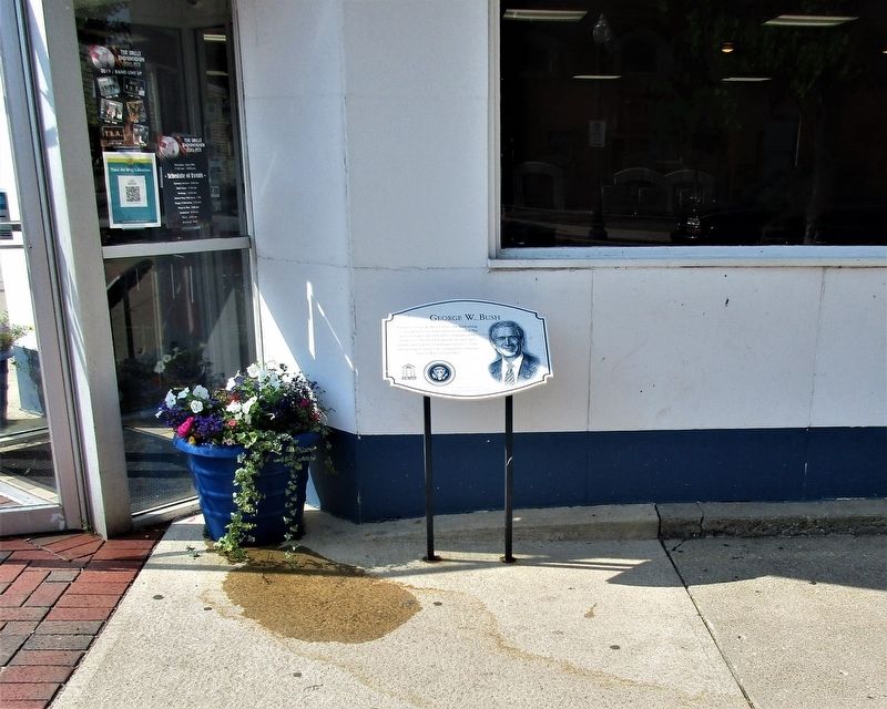 George W. Bush Marker. Click for full size. George W. Bush Marker image. Click for full size.