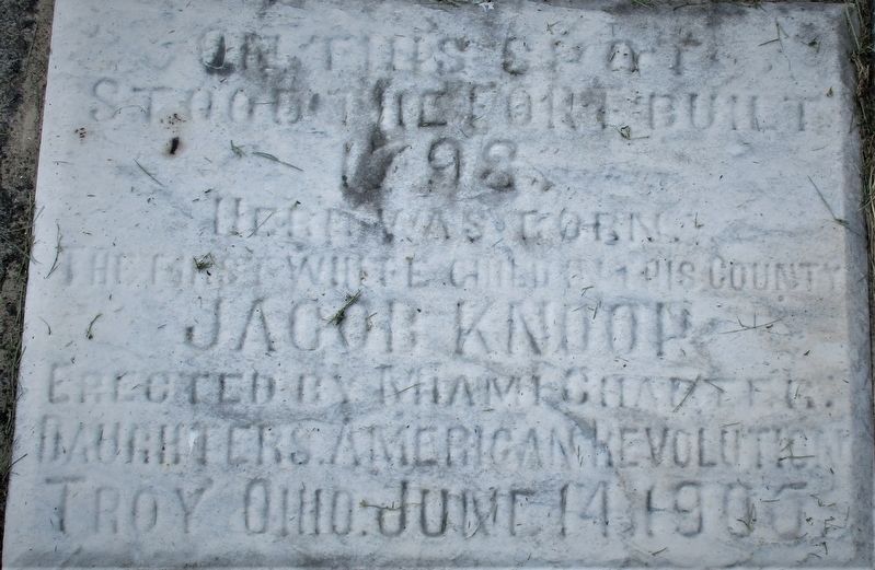 Jacob Knoop Marker image. Click for full size.
