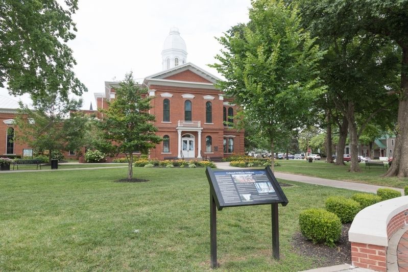 Oldham County Courthouse and Marker image. Click for full size.