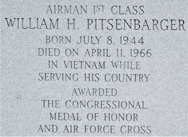 William Pitsenbarger Marker image. Click for full size.