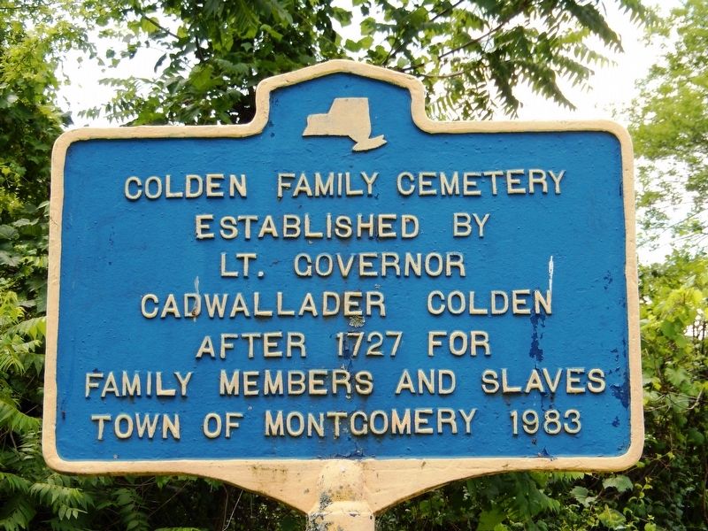 Colden Family Cemetery Marker image. Click for full size.
