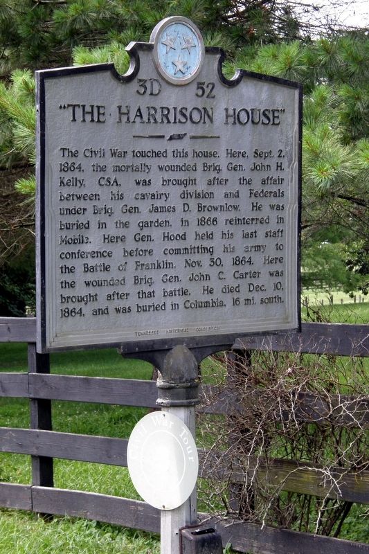 The Harrison House Marker image. Click for full size.