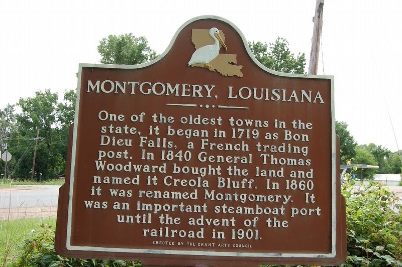 Montgomery, Louisiana Marker image. Click for full size.