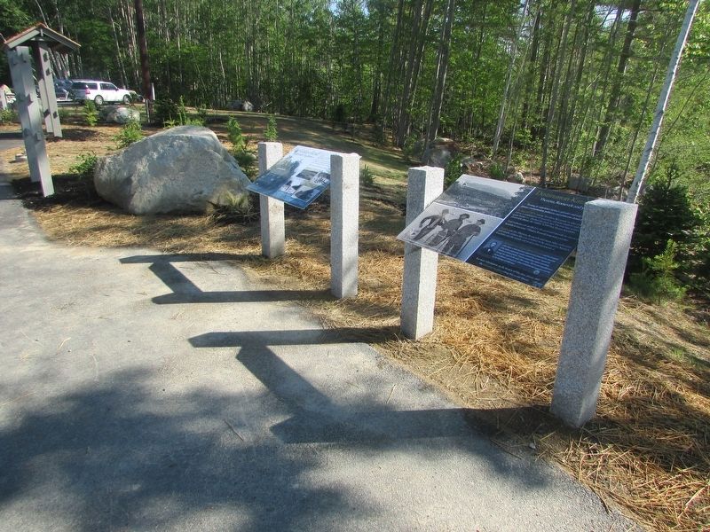 Marker in Millinocket. Click for full size. Marker in Millinocket image. Click for full size.