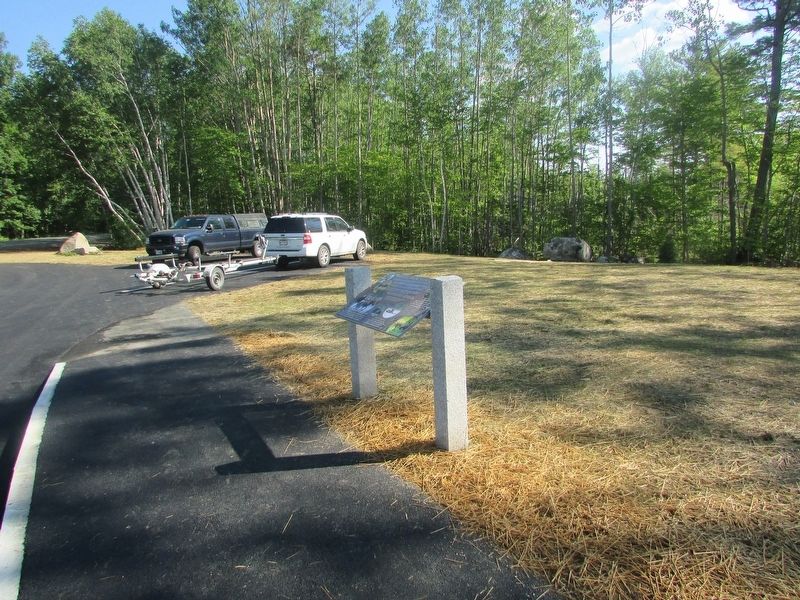 Marker in Millinocket. Click for full size. Marker in Millinocket image. Click for full size.