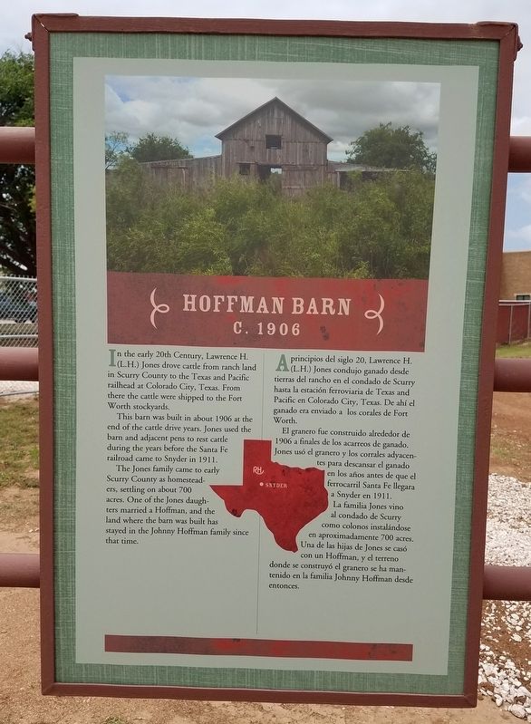 Hoffman Barn Marker image. Click for full size.