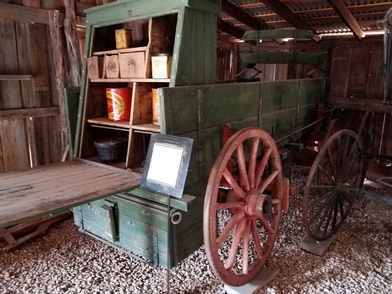 Chuck wagon inside the Hoffman Barn image. Click for full size.