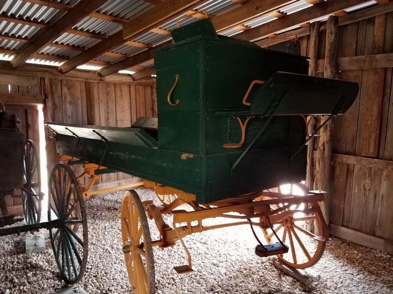 Carriages and wagons inside the Hoffman Barn image. Click for full size.