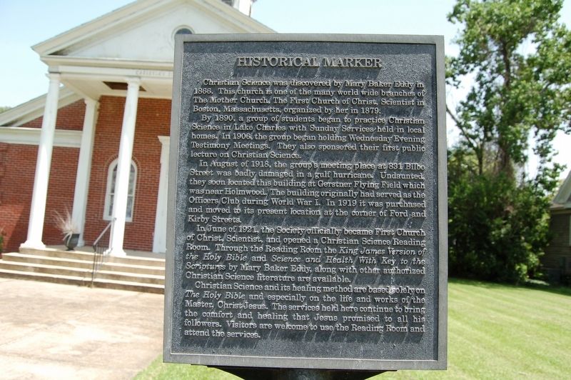 Christian Science Marker image. Click for full size.