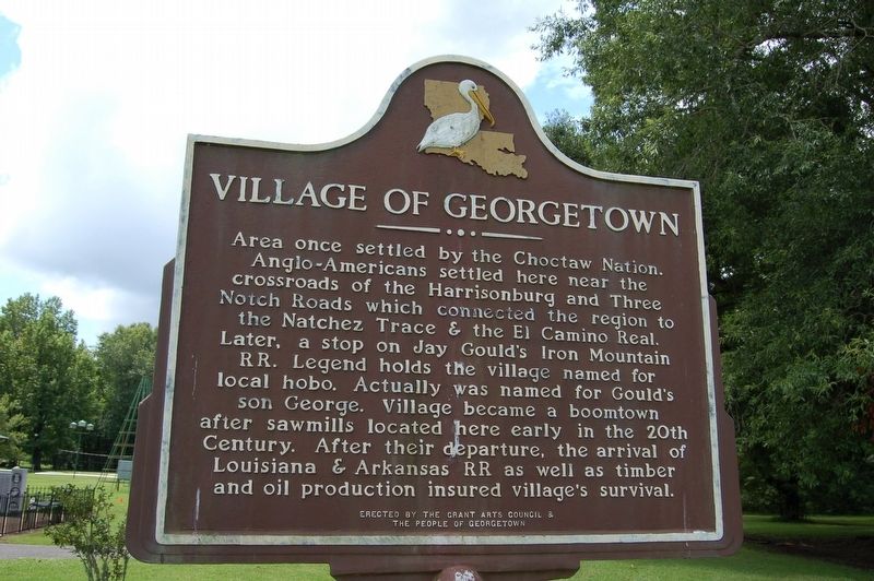 Village of Georgetown Marker image. Click for full size.
