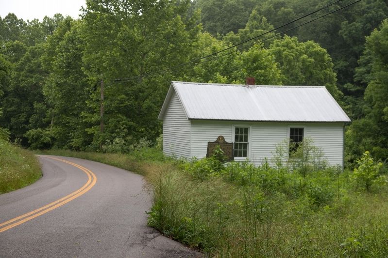 Bradford Schoolhouse and Marker. Click for full size. Bradford Schoolhouse and Marker image. Click for full size.