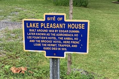 Site of Lake Pleasant House Marker image. Click for full size.