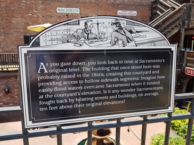 Sacramento's Original Level Marker. Click for full size. Sacramento's Original Level Marker image. Click for full size.