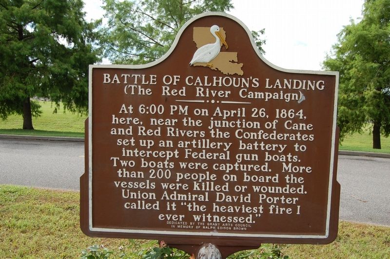 Battle of Calhoun's Landing Marker image. Click for full size.