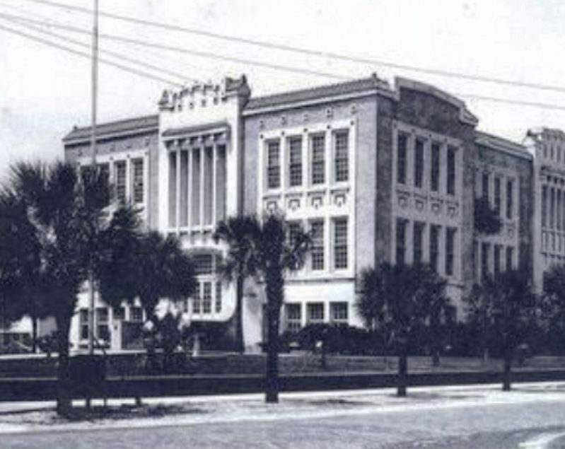 Seabreeze High School circa 1960 image. Click for full size.
