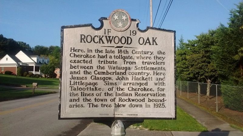 Rockwood Oak Marker image. Click for full size.