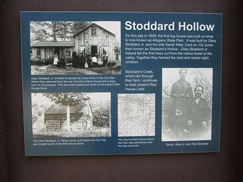 Stoddard Hollow Marker. Click for full size. Stoddard Hollow Marker image. Click for full size.