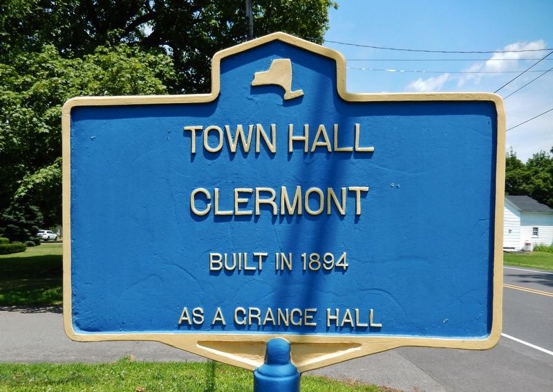 Town Hall Clermont Marker image. Click for full size.