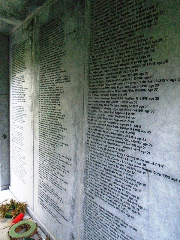 World War I Memorial Honored Dead image. Click for full size.