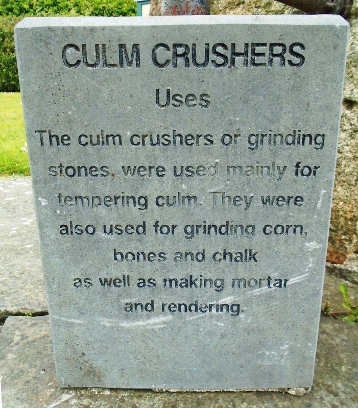 Culm Crushers Marker. Click for full size. Culm Crushers Marker image. Click for full size.