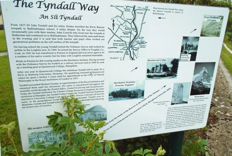 The Tyndall Way Marker image. Click for full size.