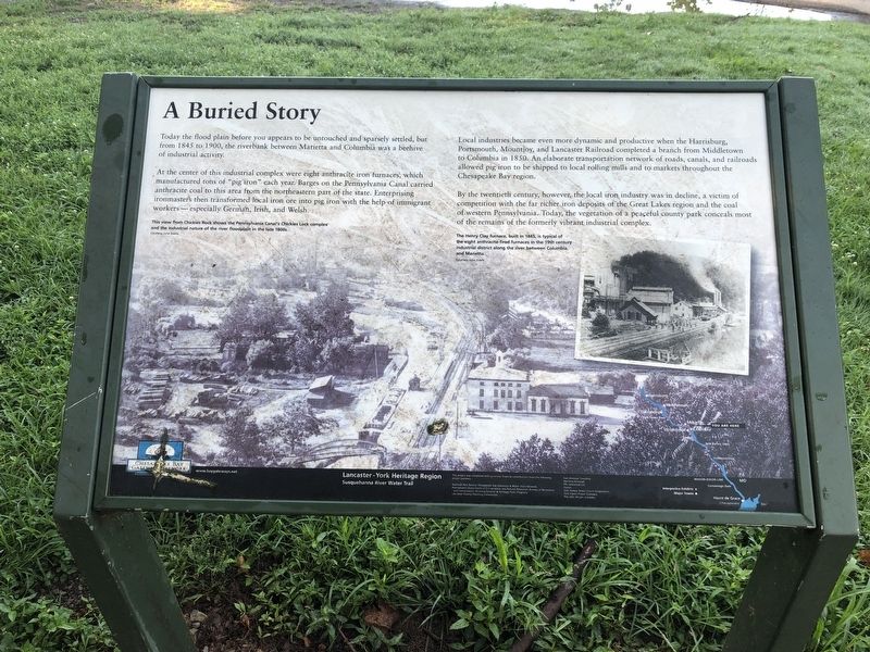 A Buried Story Marker image. Click for full size.