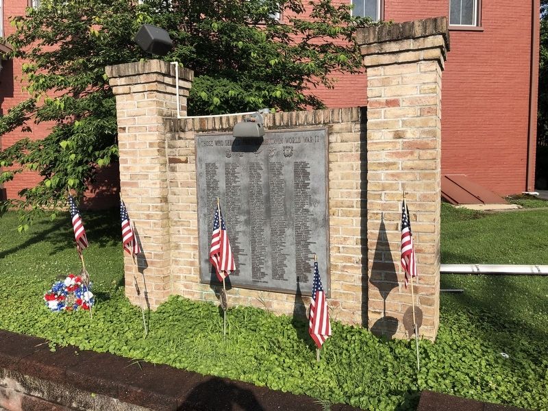 Those Who Served From Marietta in World War II Marker image. Click for full size.
