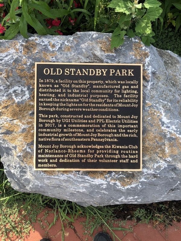 Old Standby Park Marker image. Click for full size.